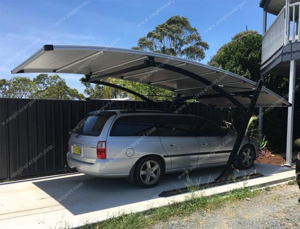 wind resistance car parking tent at gray color