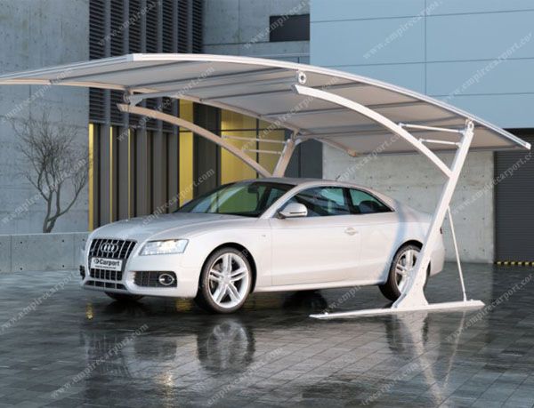 white aluminium car canopy tent