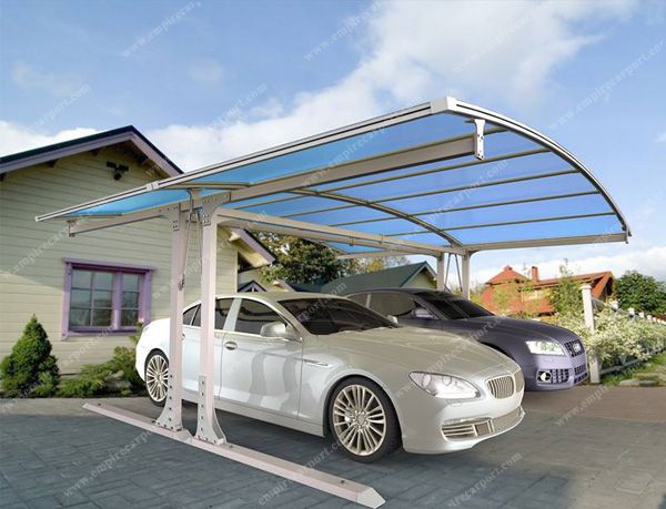 Side carport for 2 cars