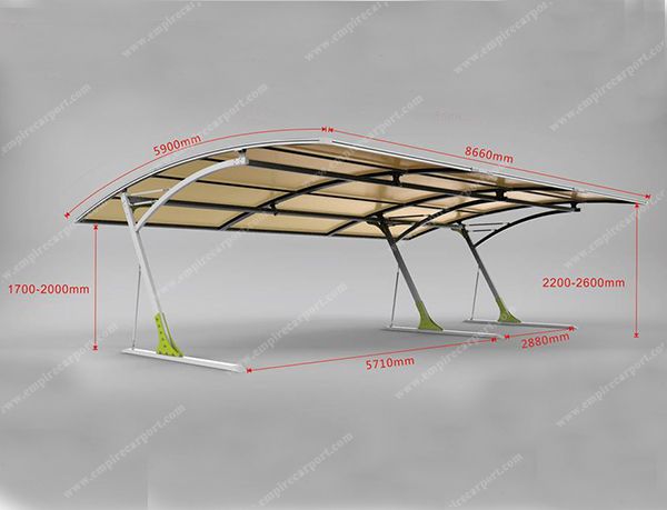 Modern Triple carport for 3 cars