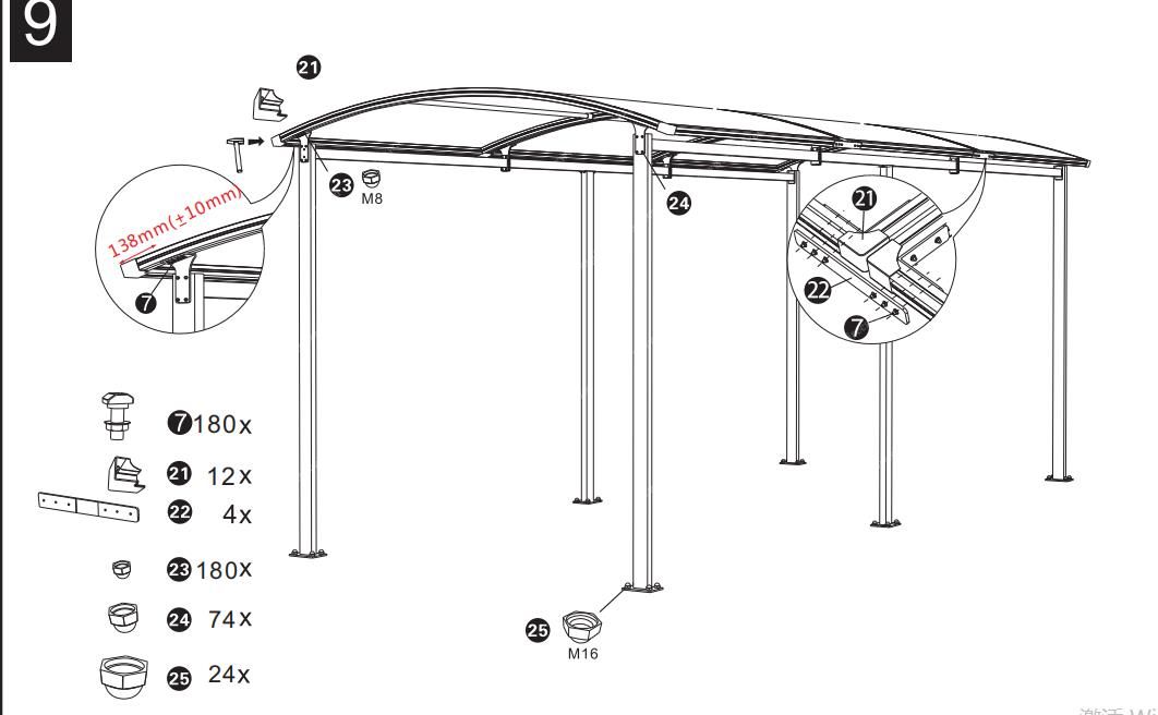 Caravan carport,RV carport